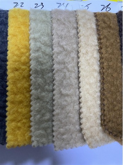 DG-LXF  雙面羊羔絨  幅寬：160CM 克重：300g/m² 細節-3